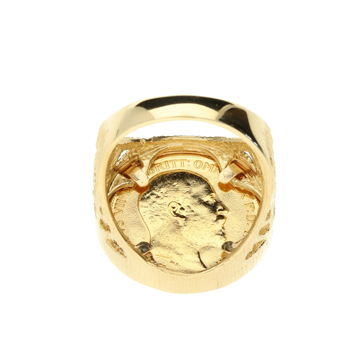 1907 Gold Half Sovereign Ring - 10.80g