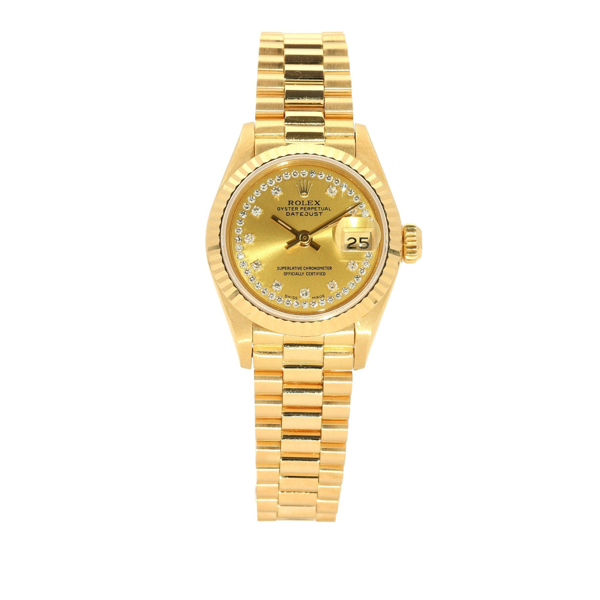Datejust 69178 -18ct Gold - Diamond Dial - 1989