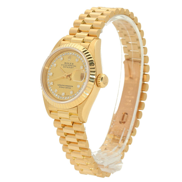 Datejust 69178 -18ct Gold - Diamond Dial - 1989