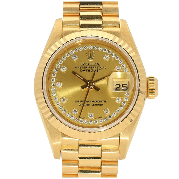Datejust 69178 -18ct Gold - Diamond Dial - 1989