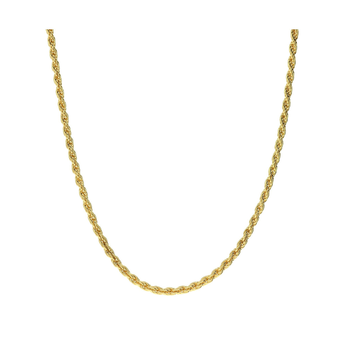 24-Inch 9ct Yellow Gold Rope Chain - 12.70g