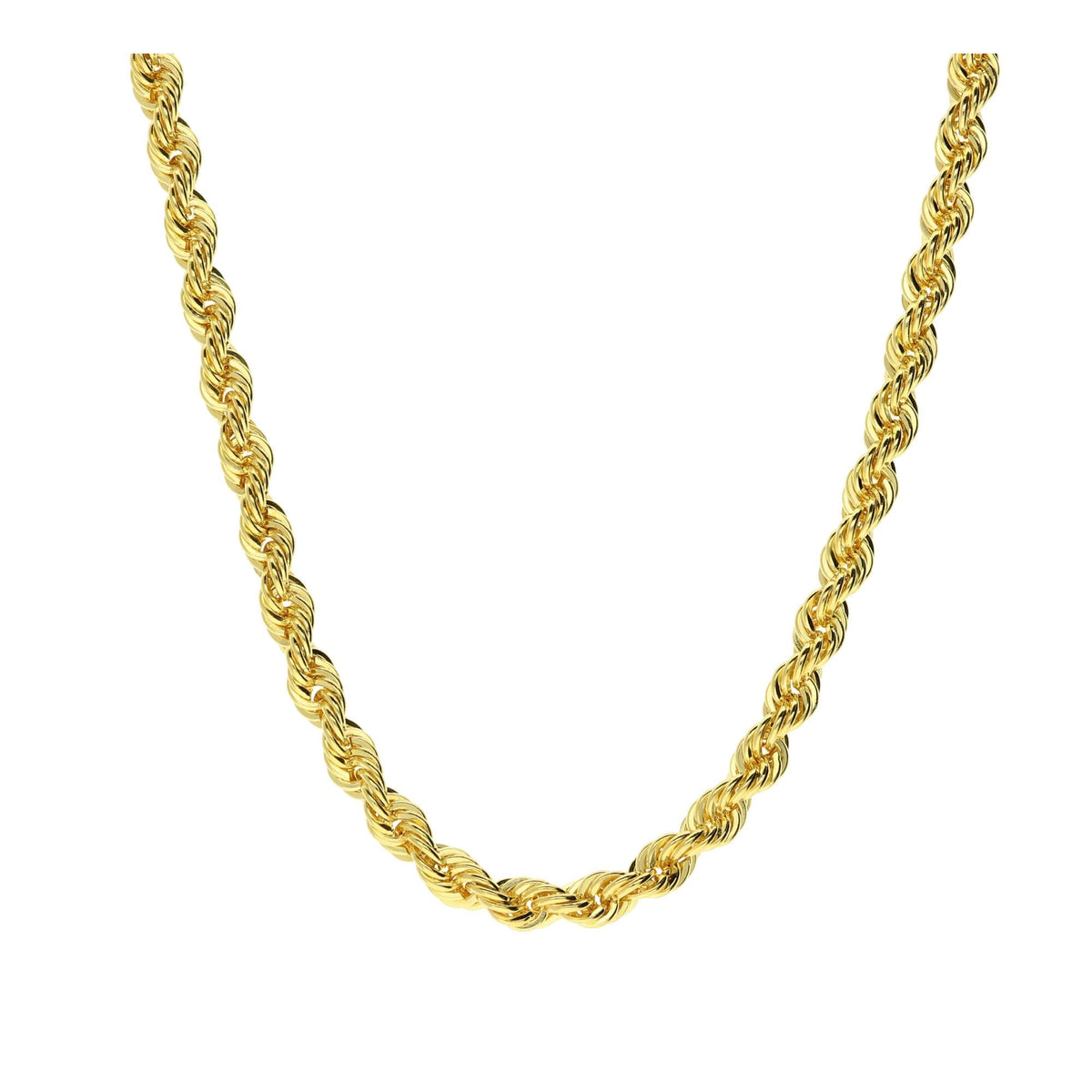 26-Inch 9ct Yellow Gold Rope Chain - 39.0g