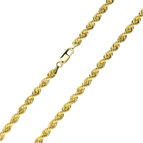 26-Inch 9ct Yellow Gold Rope Chain - 39.0g