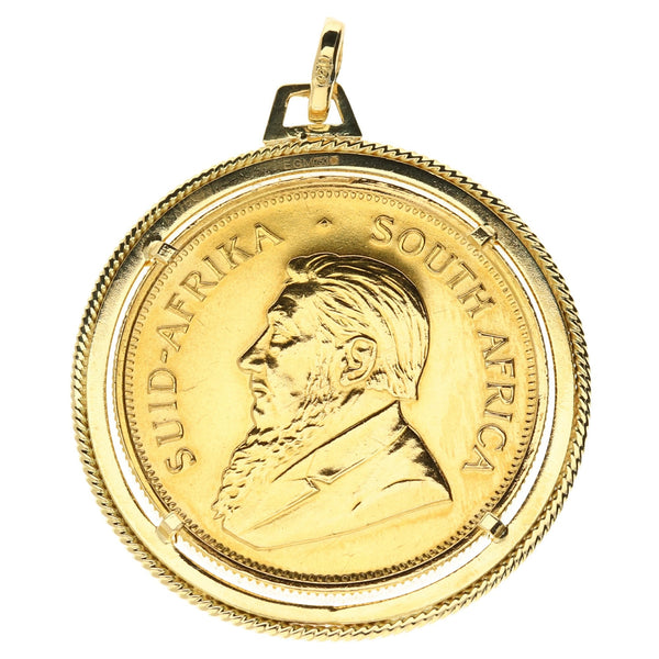 1975 1oz Krugerrand Pendant - 39.8g