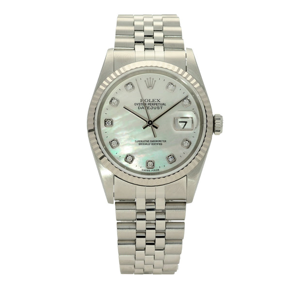 Datejust 16234 - Mother of Pearl & Diamond Dial - 1999