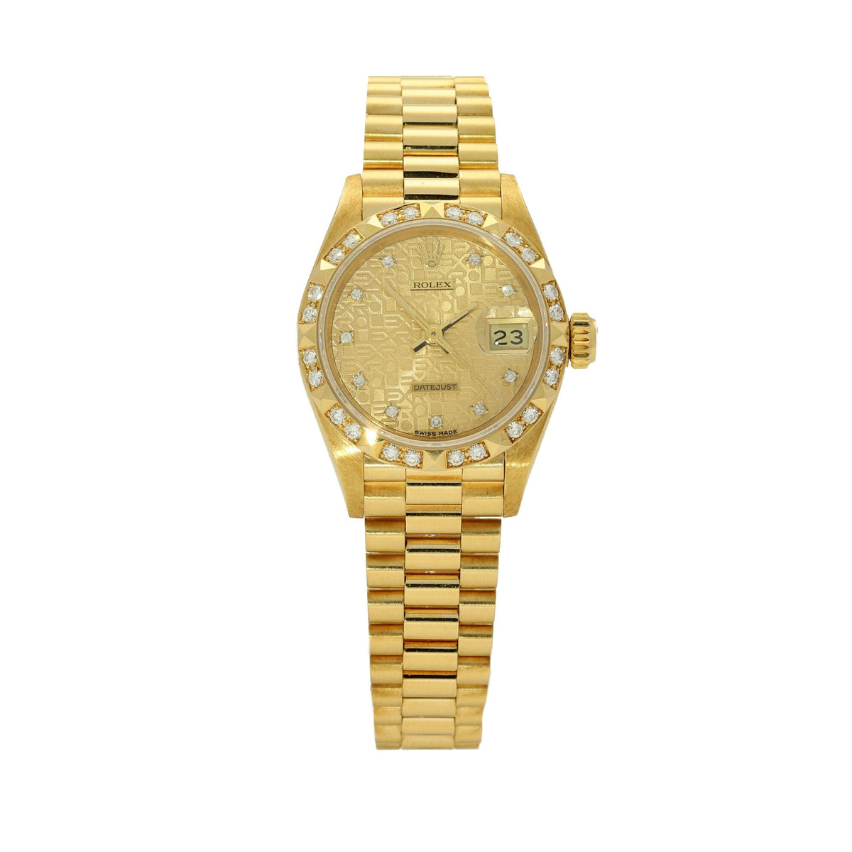 Datejust 69258 - 18ct Gold - Original Diamonds - 1987