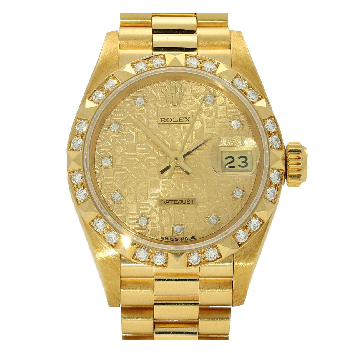 Datejust 69258 - 18ct Gold - Original Diamonds - 1987