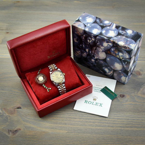 Datejust 68273 - Mid-Size Watch - Champagne Dial - 1994