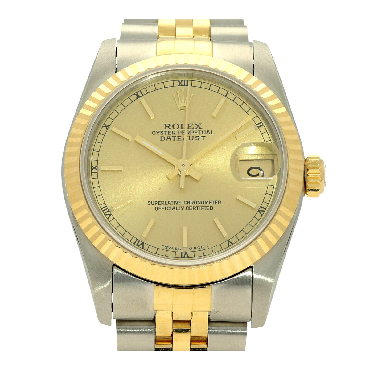 Datejust 68273 - Mid-Size Watch - Champagne Dial - 1994
