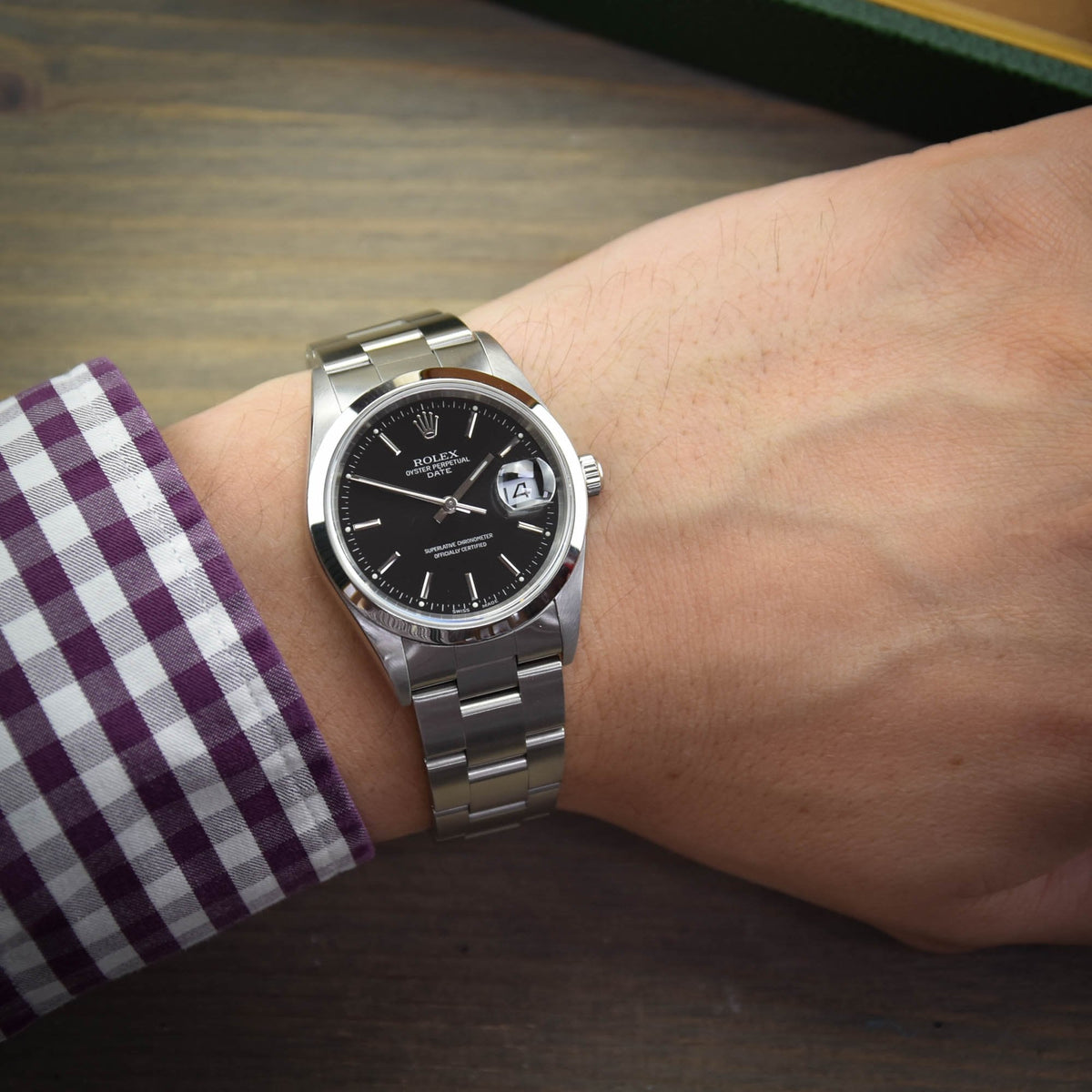 Date 15200 - Gents Watch - Black Dial - 2000