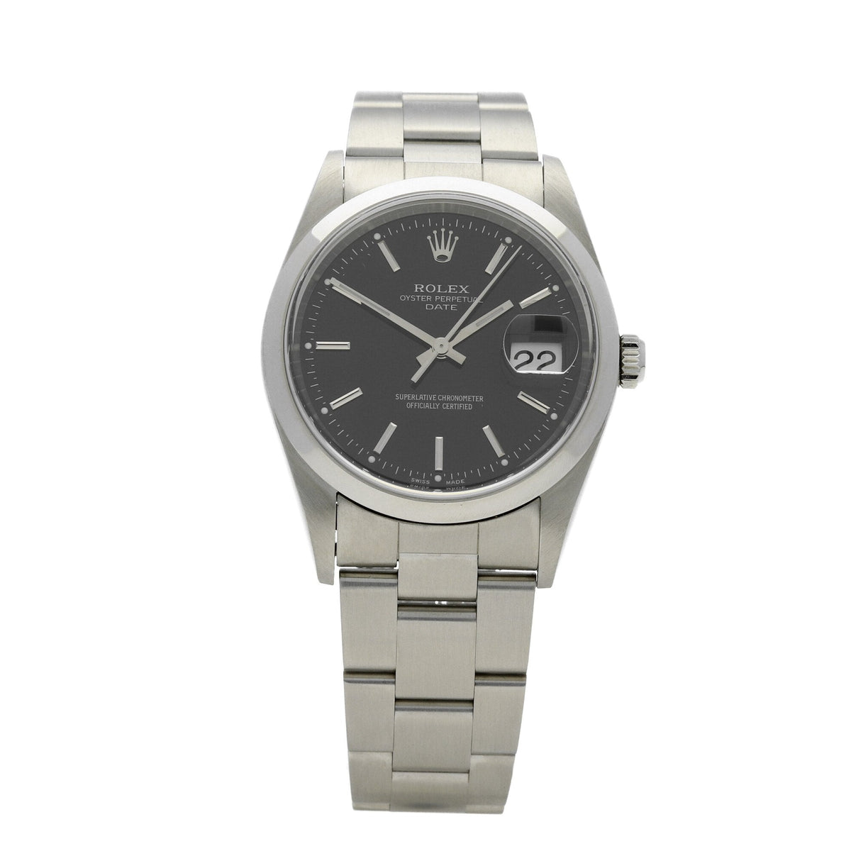 Date - Gents Watch - Black Dial - 2002