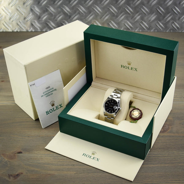 Date - Gents Watch - Black Dial - 2002