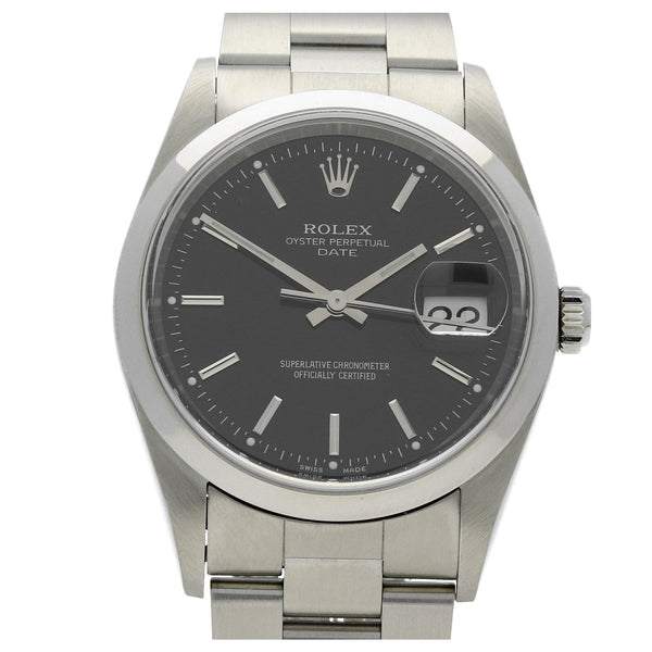 Date - Gents Watch - Black Dial - 2002