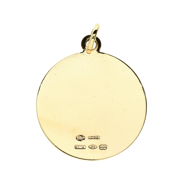 9ct Yellow Gold Medium St Christopher Medal - 8.4g
