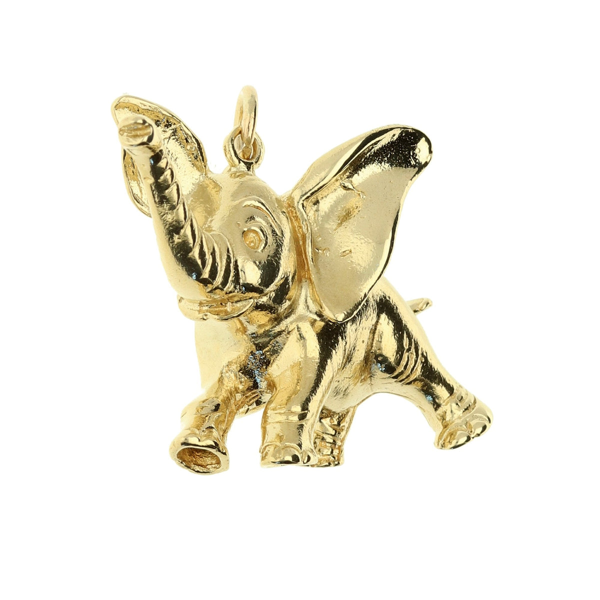 9ct Gold Elephant Charm - 12.00g