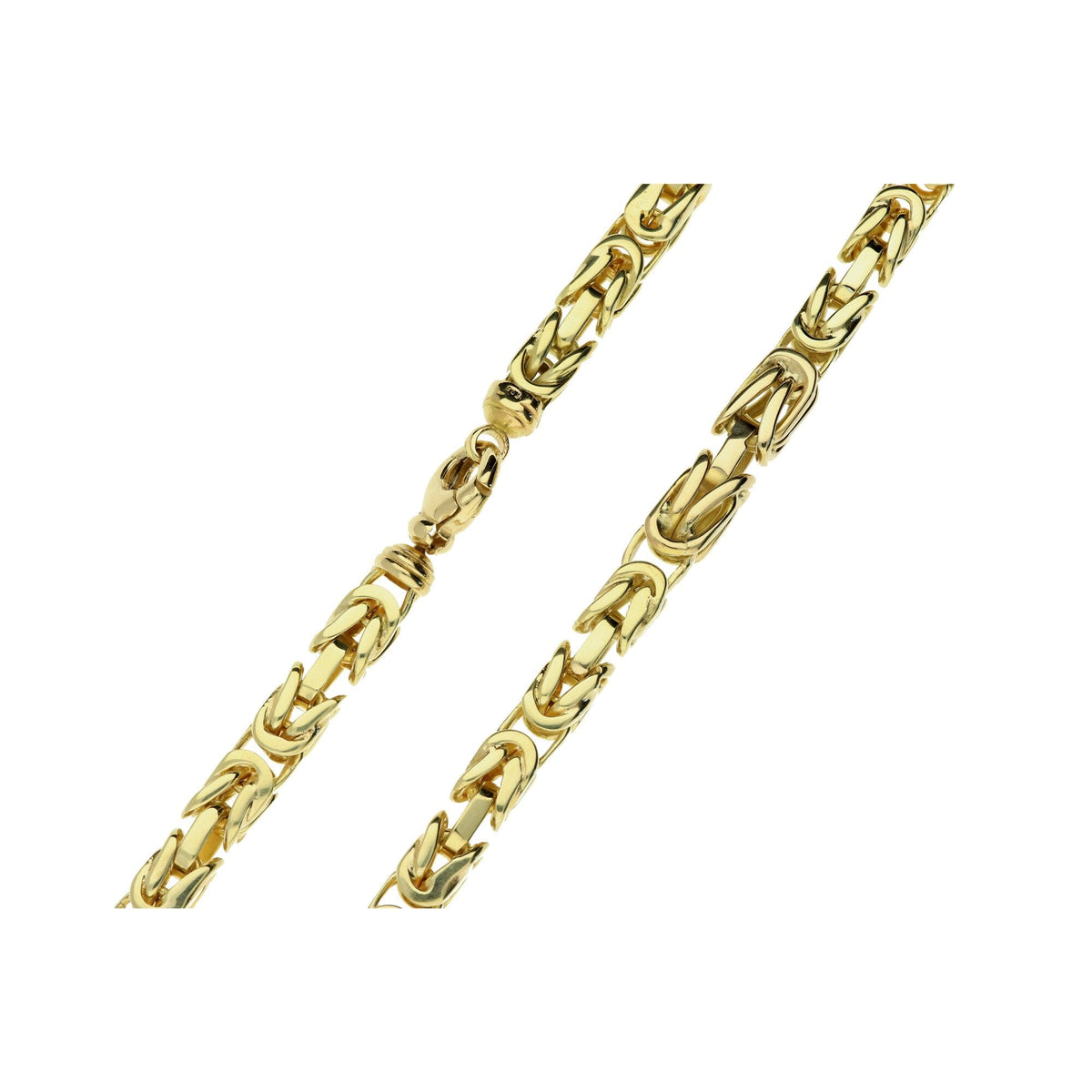 14ct Yellow Gold Heavy Byzantine Chain - 156.3g
