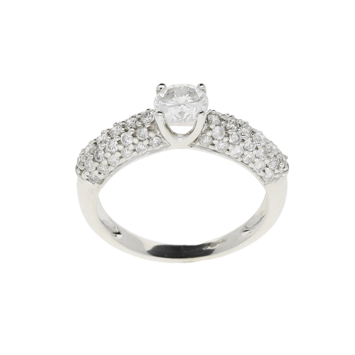 18ct White Gold Diamond Engagement Ring - 1.44ct