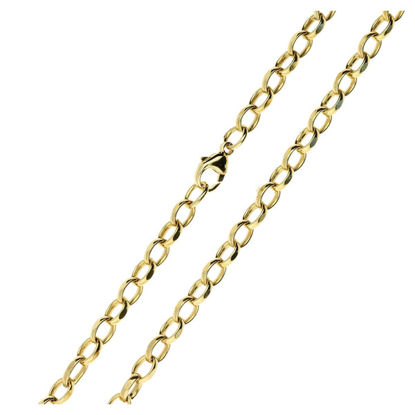 9ct Yellow Gold 22" Belcher Chain - 21.9g