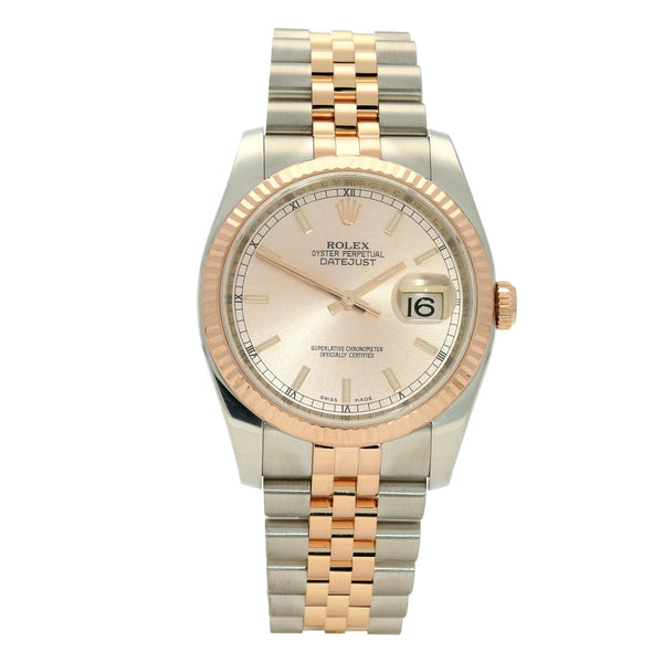 Datejust 116231 - Steel and Rose Gold - Pink Dial - 2017