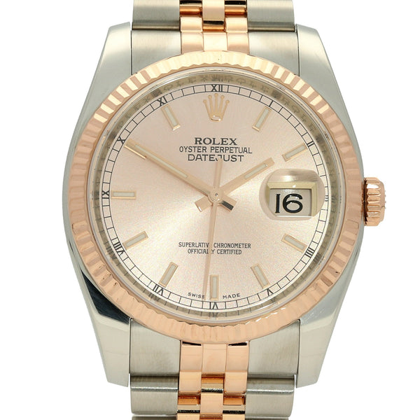Datejust 116231 - Steel and Rose Gold - Pink Dial - 2017
