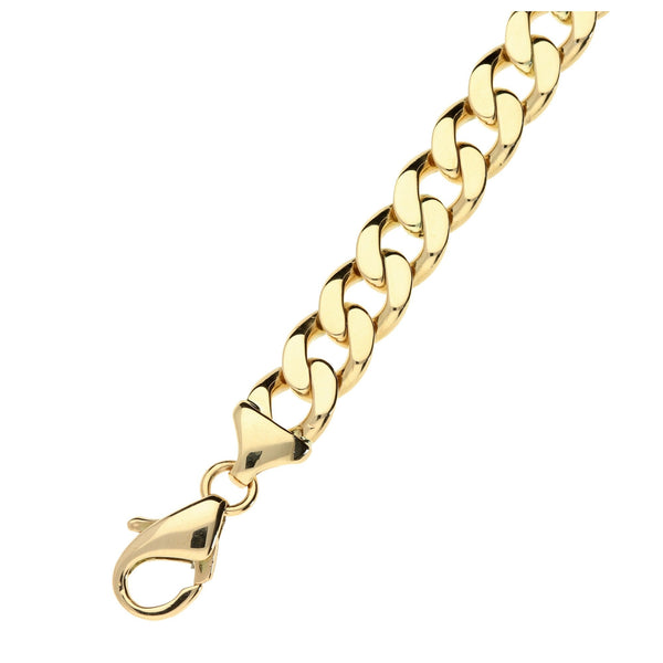 9ct Yellow Gold 9" Curb Bracelet - 35.2g