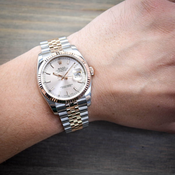 Datejust 116231 - Steel and Rose Gold - Pink Dial - 2017
