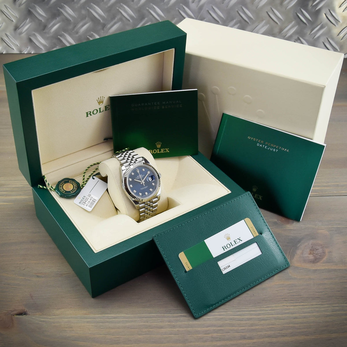 Datejust 126334 - Gents Watch - Diamond Dial - 2017