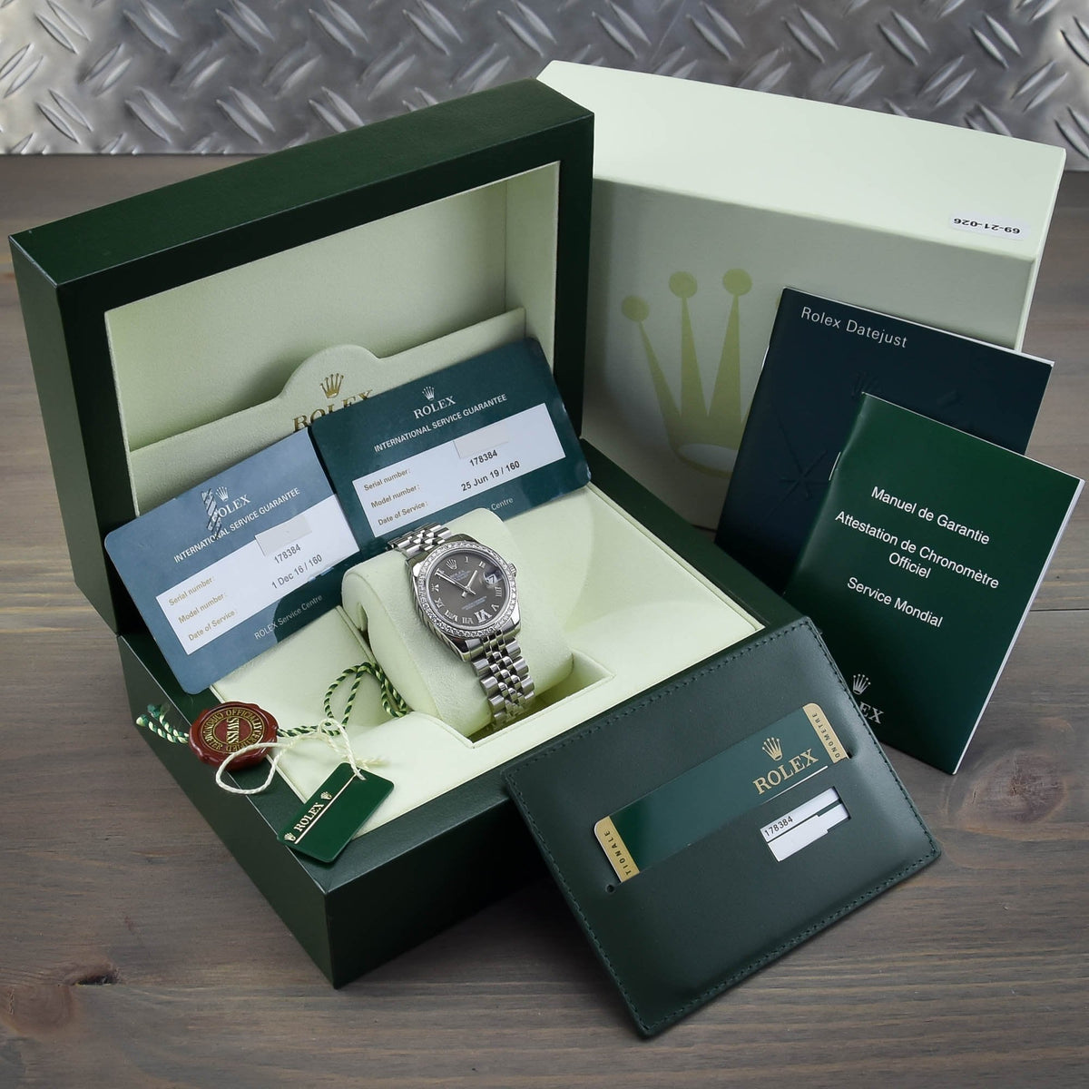 Datejust 178384 – Midsize Watch – Diamond Dial & Bezel - 2011