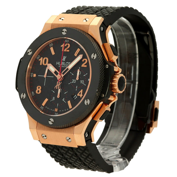 Big Bang 301.PB.131.RX - Black Rubber Strap - 18ct Rose Gold