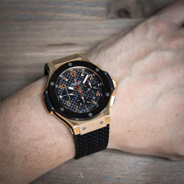 Big Bang 301.PB.131.RX - Black Rubber Strap - 18ct Rose Gold