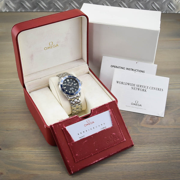 Seamaster 2541.80.00 - Gents Quartz Watch - Blue Dial - 1998