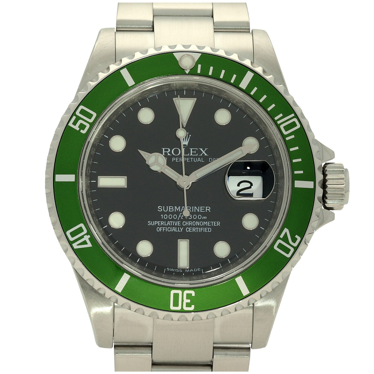 Submariner 16610LV 'Kermit' - Gents Watch - 2008