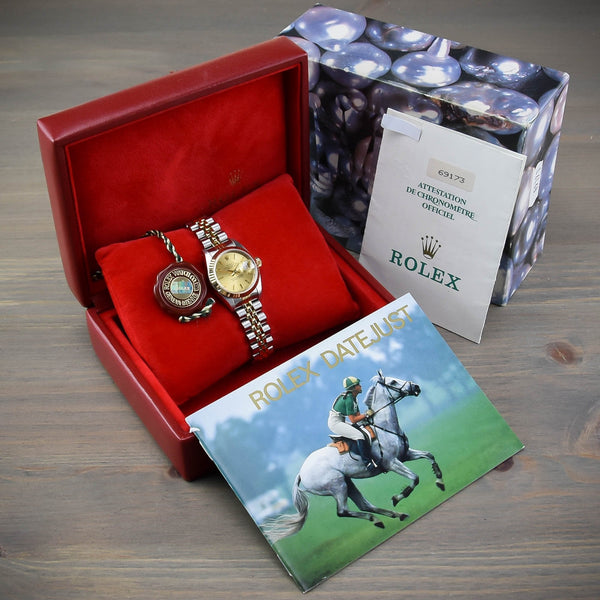 Datejust 69173 - Ladies Watch - Champagne Dial - 1991