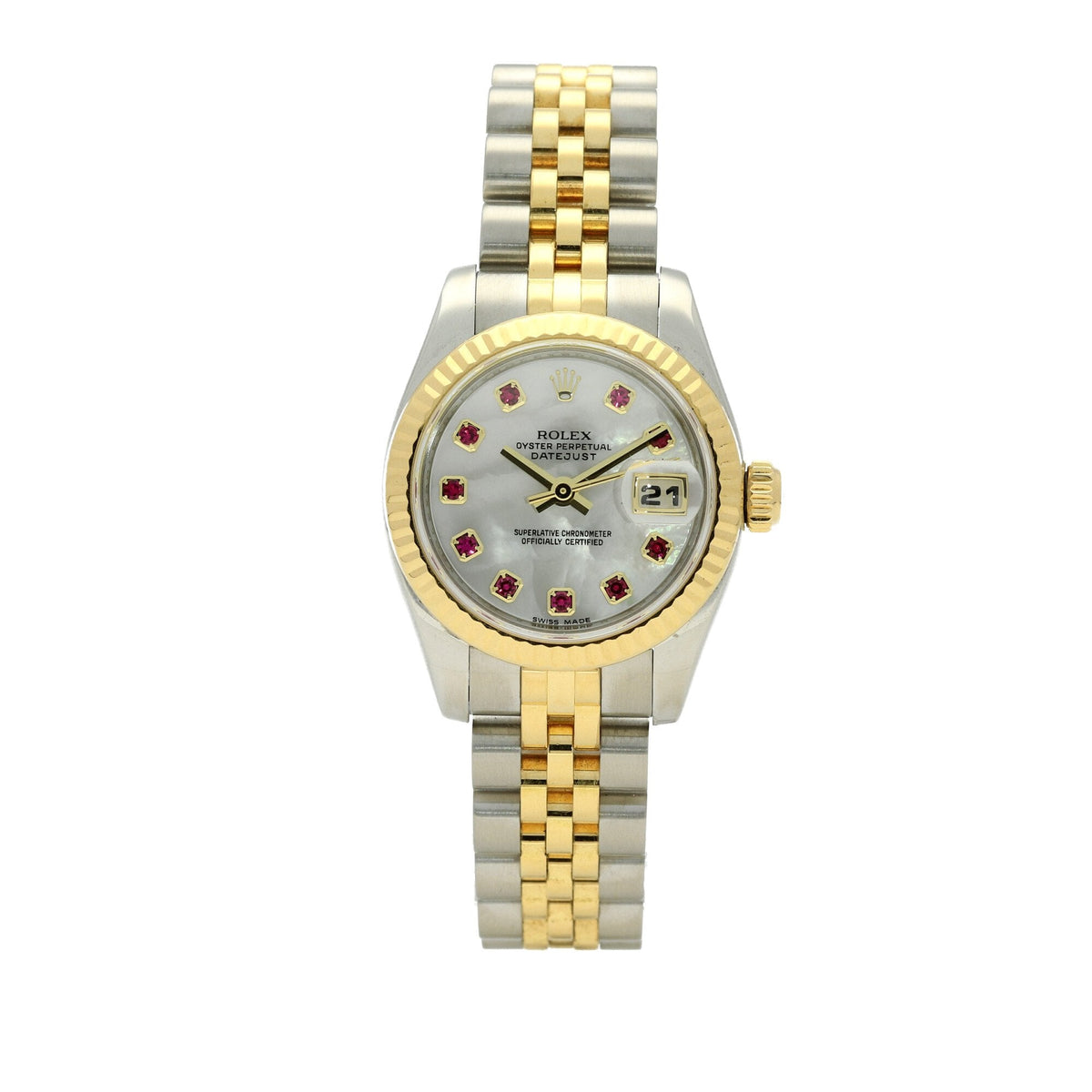 Datejust 179173 - Ladies Watch - Ruby Dial - 2008