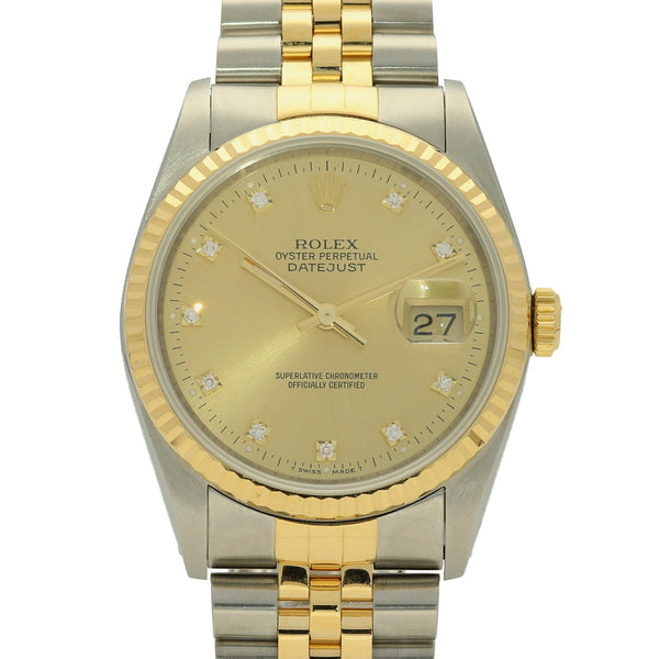 Datejust 16233 - Gents Watch - Diamond Dial - 1992
