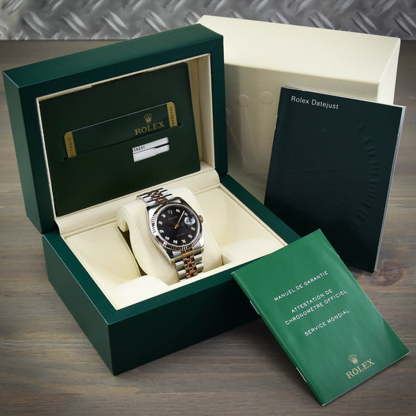 Datejust 116231 - Gents Watch - Diamond Dial - 2008