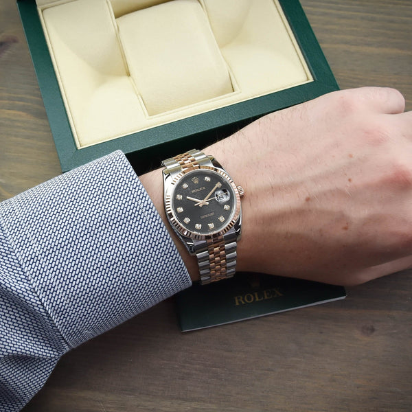 Datejust 116231 - Gents Watch - Diamond Dial - 2008
