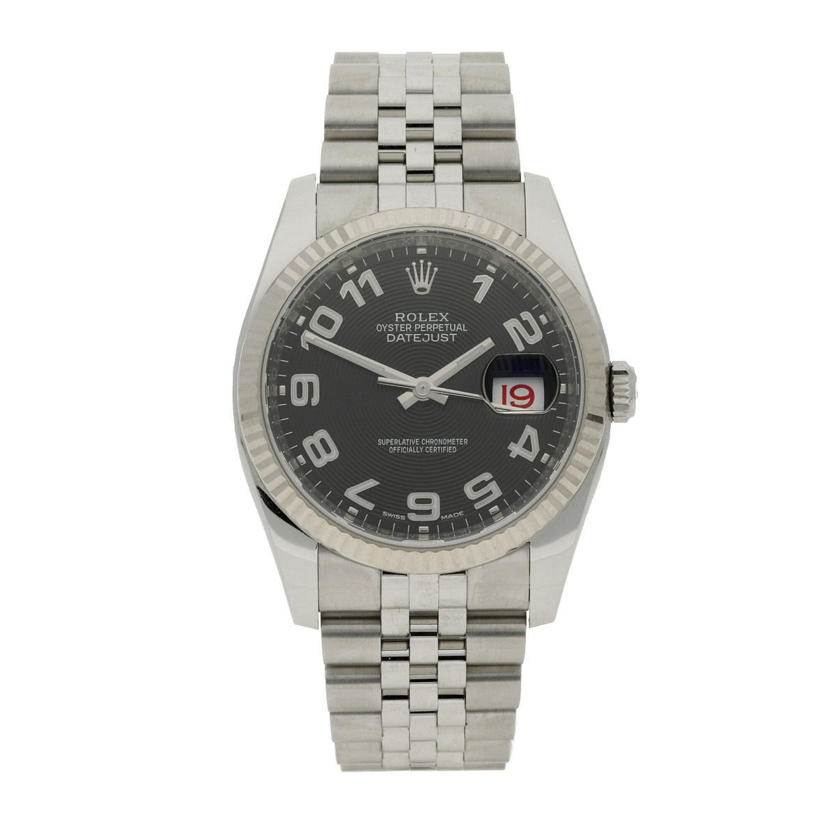 Datejust 116234 - Gents Watch - Black Concentric Dial - 2017