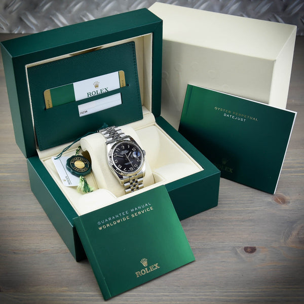 Datejust 116234 - Gents Watch - Black Concentric Dial - 2017