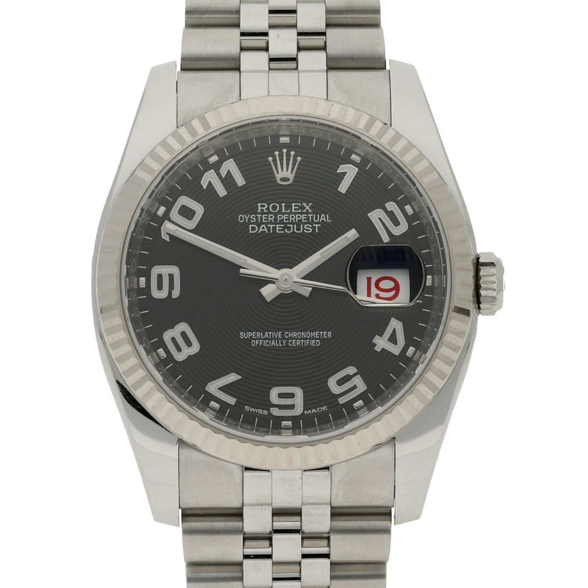 Datejust 116234 - Gents Watch - Black Concentric Dial - 2017
