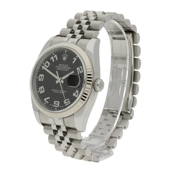 Datejust 116234 - Gents Watch - Black Concentric Dial - 2017
