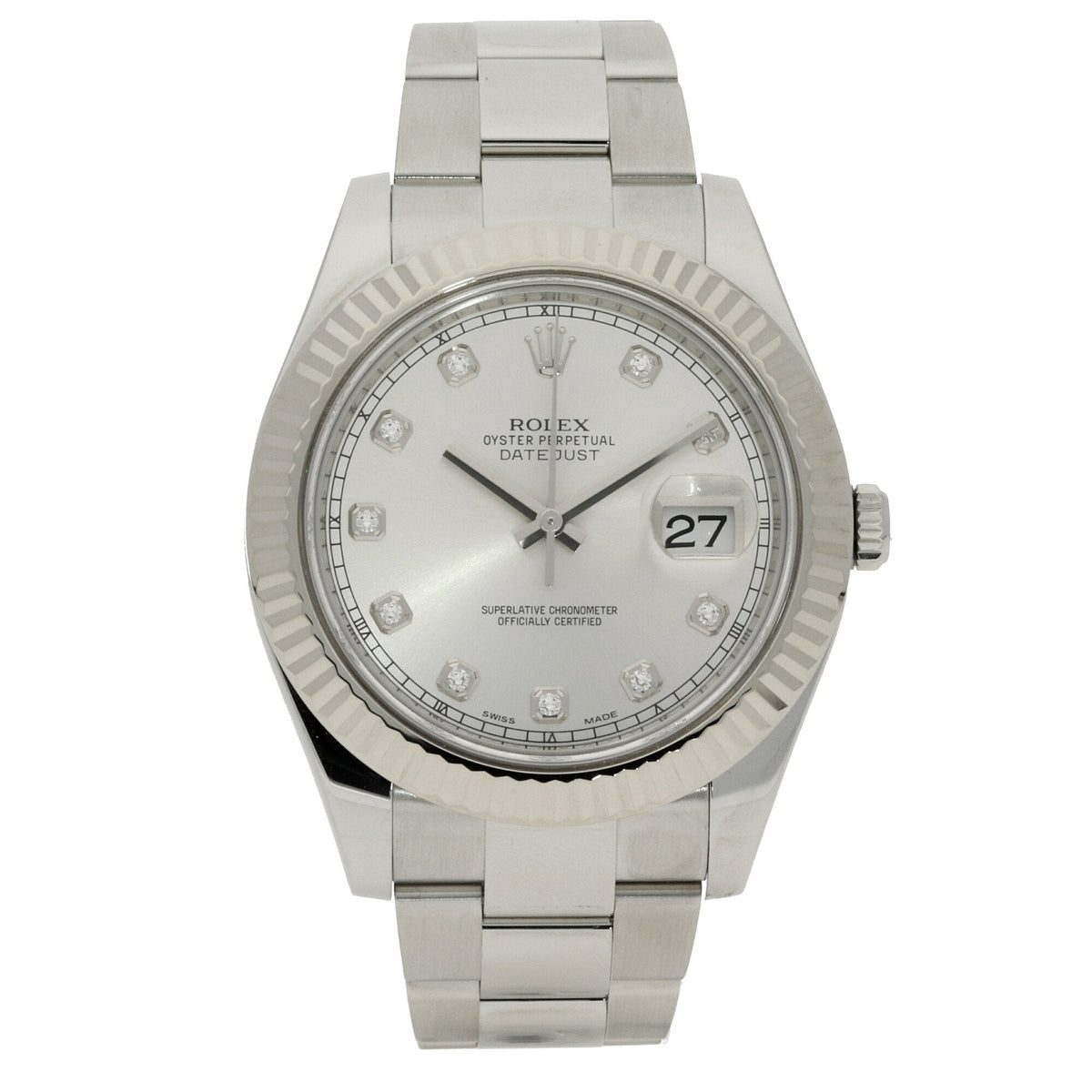 Datejust II 116334 - Gents Watch - Diamond Dial - 2015