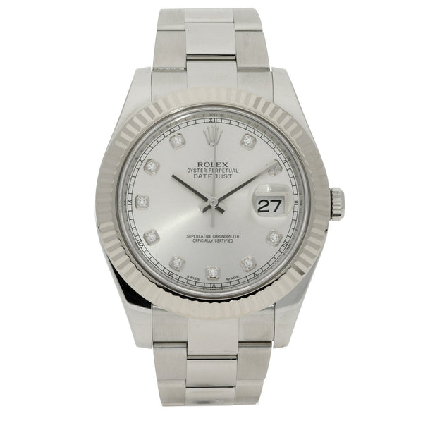 Datejust II 116334 - Gents Watch - Diamond Dial - 2015
