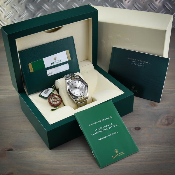 Datejust II 116334 - Gents Watch - Diamond Dial - 2015