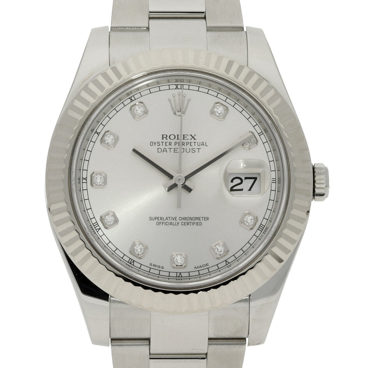Datejust II 116334 - Gents Watch - Diamond Dial - 2015