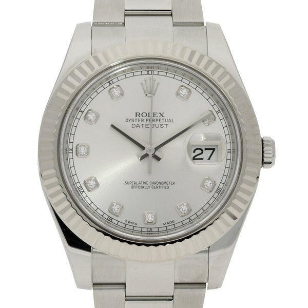 Datejust II 116334 - Gents Watch - Diamond Dial - 2015