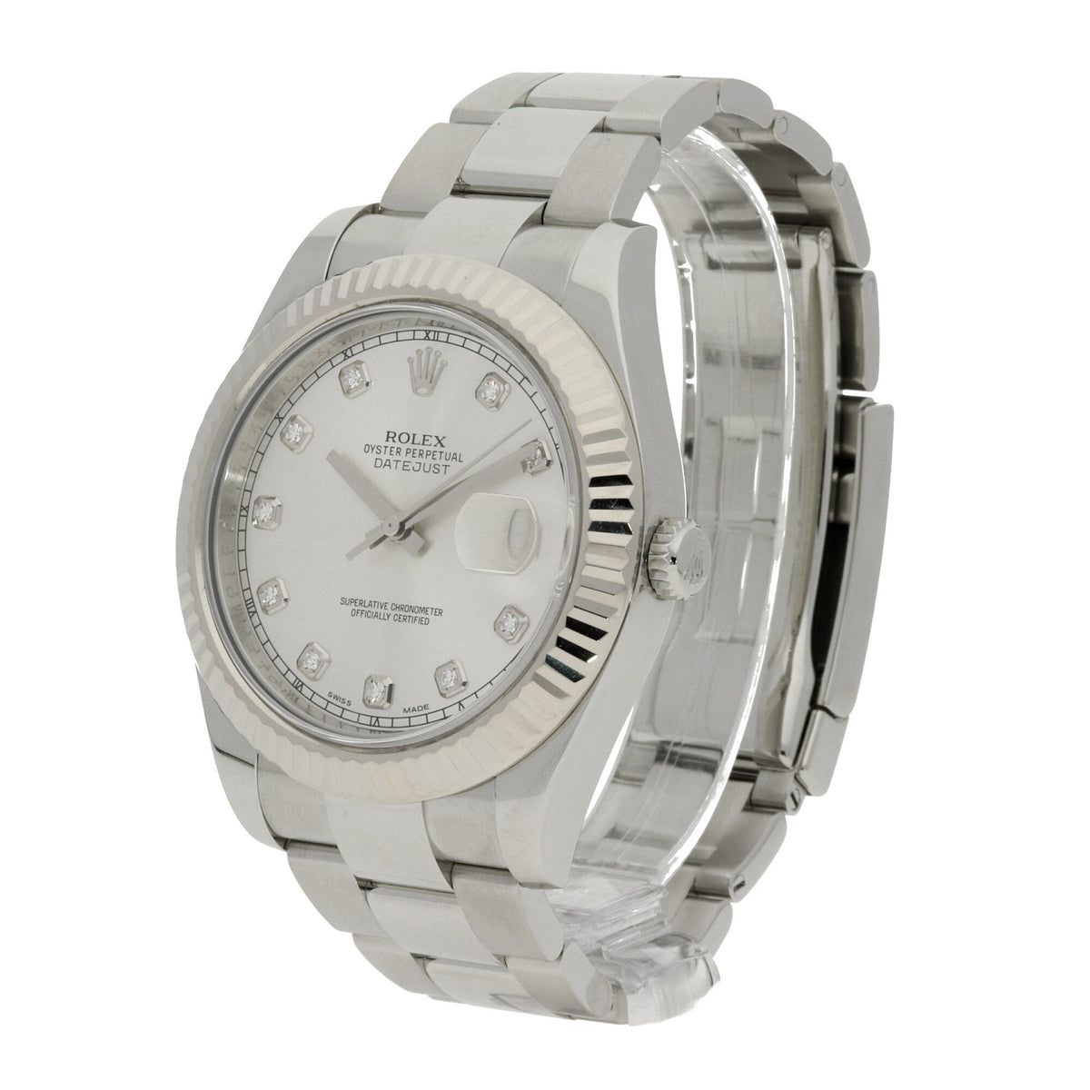 Datejust II 116334 - Gents Watch - Diamond Dial - 2015