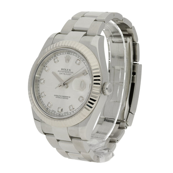 Datejust II 116334 - Gents Watch - Diamond Dial - 2015