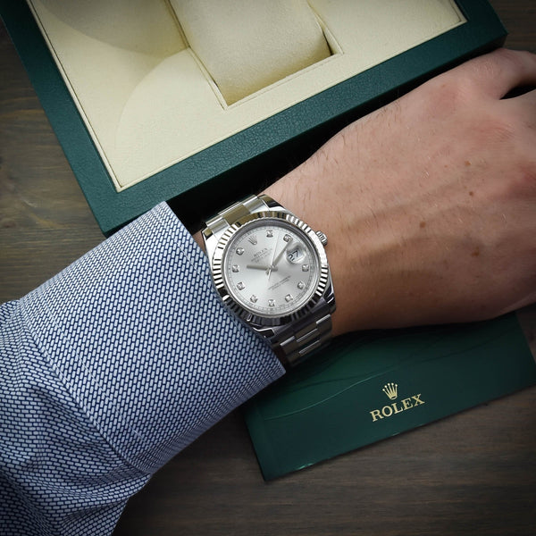 Datejust II 116334 - Gents Watch - Diamond Dial - 2015