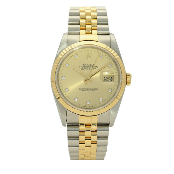 Datejust 16233 - Gents Watch - Diamond Dial - 1992